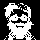 Normie #3657 on its original 40 by 40 pixel grid